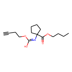 1-Aminocyclopentanecarboxylic acid, N-(but-3-yn-1-yloxycarbonyl)-, butyl ester