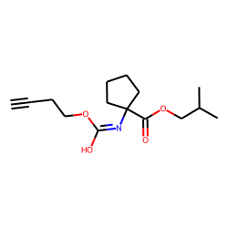 1-Aminocyclopentanecarboxylic acid, N-(but-3-yn-1-yloxycarbonyl)-, isobutyl ester
