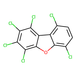 Dibenzofuran, 1,2,3,4,6,9-hexachloro
