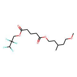 Glutaric acid, 2,2,3,3-tetrafluoropropyl 3-methyl-5-methoxypentyl ester