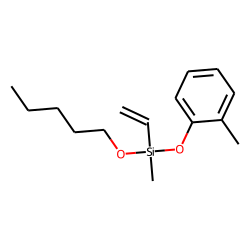 Silane, methylvinyl(2-methylphenoxy)pentyloxy-