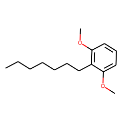 Benzene, 1,3-dimethoxy-2-heptyl