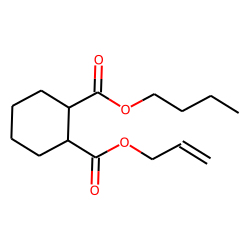 1,2-Cyclohexanedicarboxylic acid, allyl butyl ester