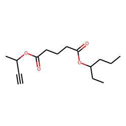 Glutaric acid, but-3-yn-2-yl 3-hexyl ester