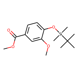Methyl vanillate, tert-butyldimethylsilyl ether
