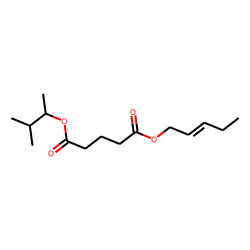 Glutaric acid, pent-2-en-1-yl 3-methylbut-2-yl ester