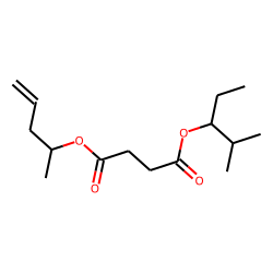 Succinic acid, 2-methylpent-3-yl pent-4-en-2-yl ester