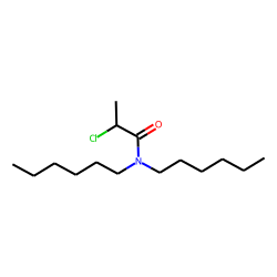Propanamide, N,N-dihexyl-2-chloro-