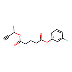 Glutaric acid, but-3-yn-2-yl 3-fluorophenyl ester