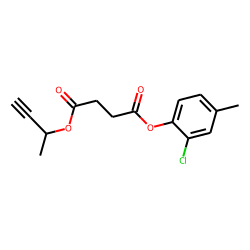 Succinic acid, but-3-yn-2-yl 2-chloro-4-methylphenyl ester