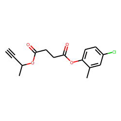 Succinic acid, but-3-yn-2-yl 4-chloro-2-methylphenyl ester