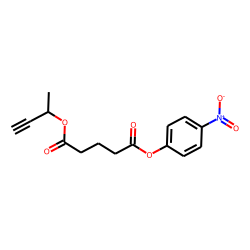 Glutaric acid, but-3-yn-2-yl 4-nitrophenyl ester