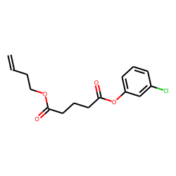 Glutaric acid, 3-chlorophenyl but-3-en-1-yl ester