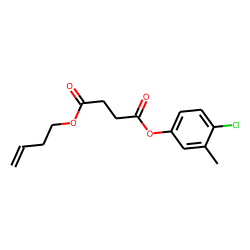 Succinic acid, 4-chloro-3-methylphenyl but-3-en-1-yl ester