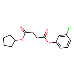 Succinic acid, 3-chlorophenyl cyclopentyl ester
