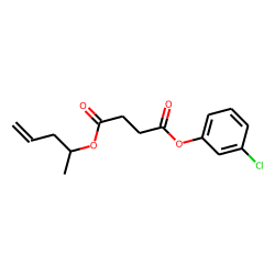 Succinic acid, 3-chlorophenyl pent-4-en-2-yl ester
