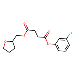 Succinic acid, 3-chlorophenyl tetrahydrofurfuryl ester