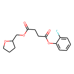 Succinic acid, 2-fluorophenyl tetrahydrofurfuryl ester