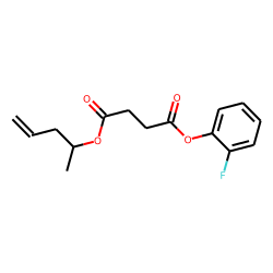 Succinic acid, 2-fluorophenyl pent-4-en-2-yl ester