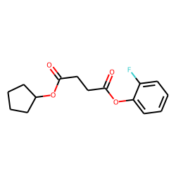 Succinic acid, 2-fluorophenyl cyclopentyl ester