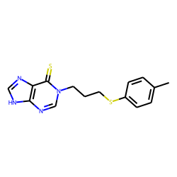 9H-purine-6(1h)-thione, 1-[3-(p-tolylthio)propyl]-