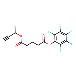 Glutaric acid, but-3-yn-2-yl pentafluorophenyl ester