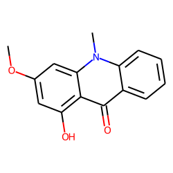 9(10H)-Acridinone, 1-hydroxy-3-methoxy-10-methyl-
