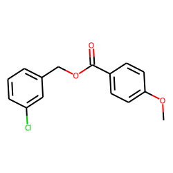 4-Methoxybenzoic acid, 3-chlorobenzyl ester