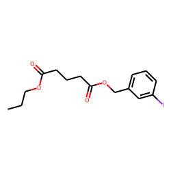 Glutaric acid, 3-iodobenzyl propyl ester