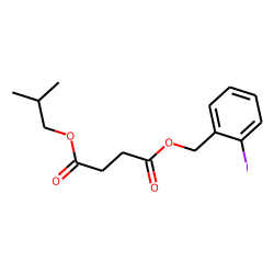 Succinic acid, 2-iodobenzyl isobutyl ester