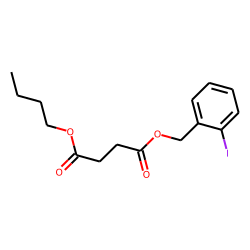 Succinic acid, butyl 2-iodobenzyl ester