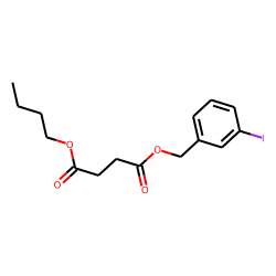 Succinic acid, butyl 3-iodobenzyl ester