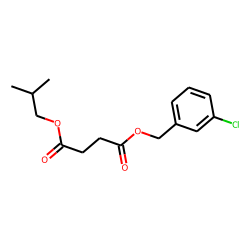 Succinic acid, 3-chlorobenzyl isobutyl ester