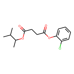 Succinic acid, 3-methylbut-2-yl 2-chlorophenyl ester