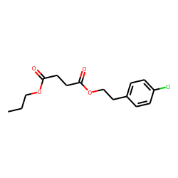 Succinic acid, 4-chlorophenethyl propyl ester