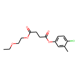 Succinic acid, 4-chloro-3-methylphenyl 2-ethoxyethyl ester