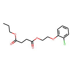 Succinic acid, 2-(2-chlorophenoxy)ethyl propyl ester