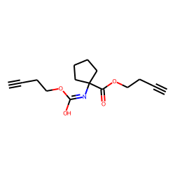 1-Aminocyclopentanecarboxylic acid, N-(but-3-yn-1-yloxycarbonyl)-, but-3-yn-1-yl ester