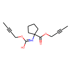 1-Aminocyclopentanecarboxylic acid, N-(but-2-yn-1-yloxycarbonyl)-, but-2-yn-1-yl ester