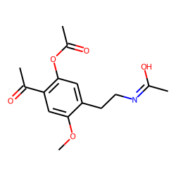 2-(4-Acetyl-5-acetoxy-2-methoxyphenyl)ethylamine, N-acetyl-