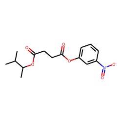 Succinic acid, 3-methylbut-2-yl 3-nitrophenyl ester