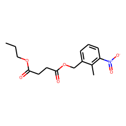 Succinic acid, 2-methyl-3-nitrobenzyl propyl ester