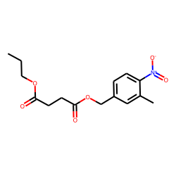 Succinic acid, 3-methyl-4-nitrobenzyl propyl ester