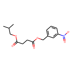 Succinic acid, isobutyl 3-nitrobenzyl ester