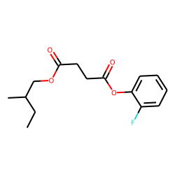 Succinic acid, 2-fluorophenyl 2-methylbutyl ester
