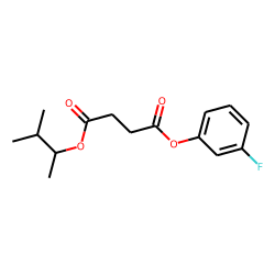 Succinic acid, 3-methylbut-2-yl 3-fluorophenyl ester