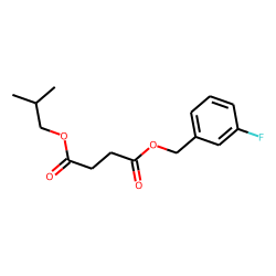 Succinic acid, 3-fluorobenzyl isobutyl ester