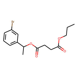 Succinic acid, 1-(3-bromophenyl)ethyl propyl ester