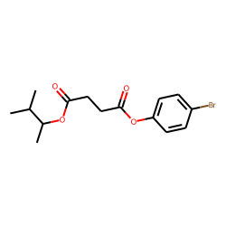 Succinic acid, 3-methylbut-2-yl 4-bromophenyl ester