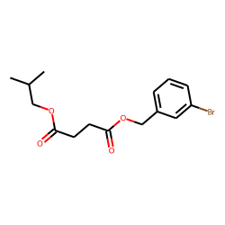 Succinic acid, 3-bromobenzyl isobutyl ester
